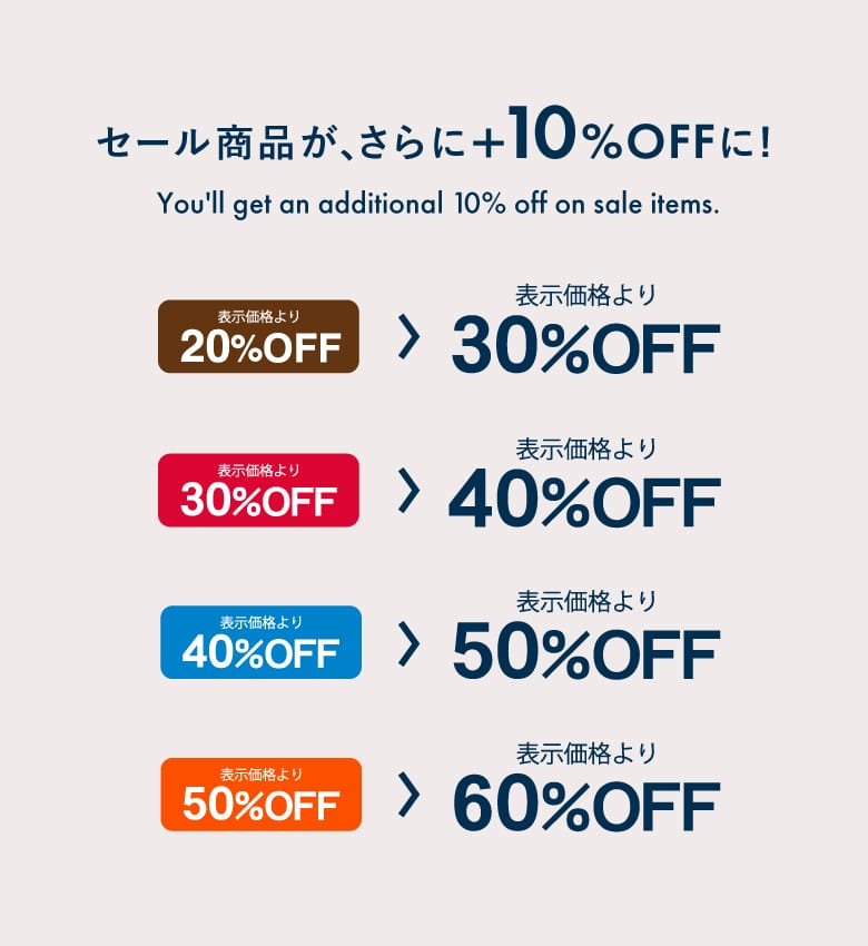 SHIPS 各店にて「SALE ITEMS +10%OFF」3/1まで開催！