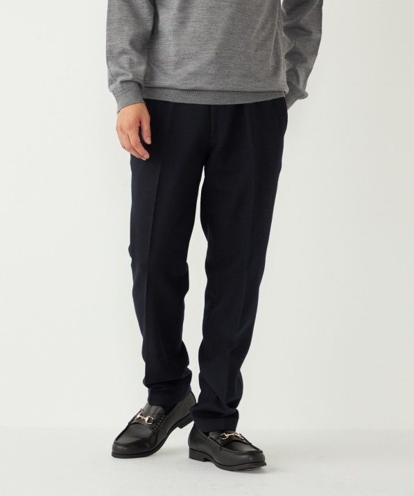 SHIPS Colors:尾州 リサイクル ツイード スラックス(セットアップ対応