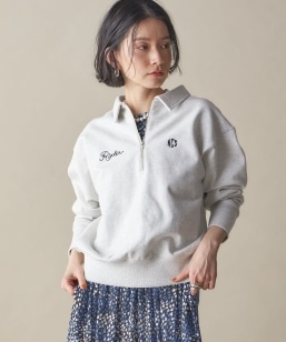 SHIPS別注】LOGAN KNITTING MILLS: ハーフ ジップ プルオーバー