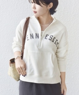 SHIPS別注】LOGAN KNITTING MILLS: ハーフ ジップ プルオーバー