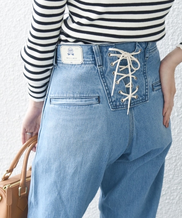 SHIPS any別注】Lee: バック レースアップ デニム パンツ 25SS｜ SHIPS