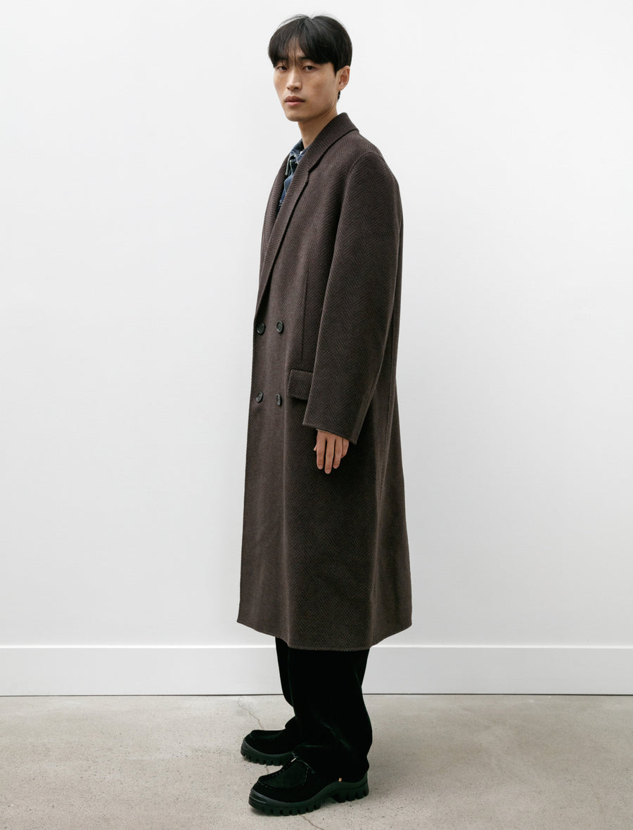 Acne Studios Double Breasted Wool Coat Anthracite Grey – Neighbour