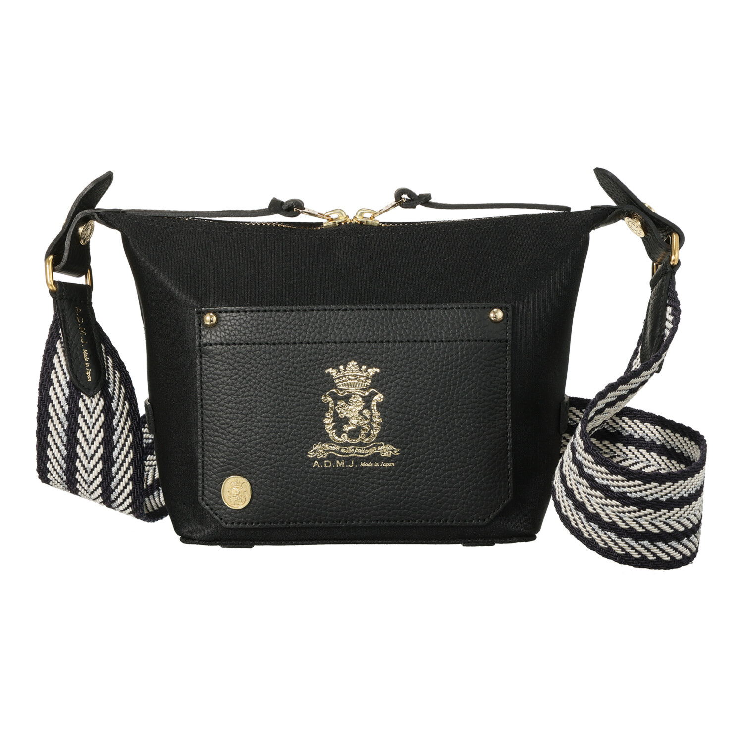 エーディーエムジェイ ナイロン マーキスアクセント クロスボディ
