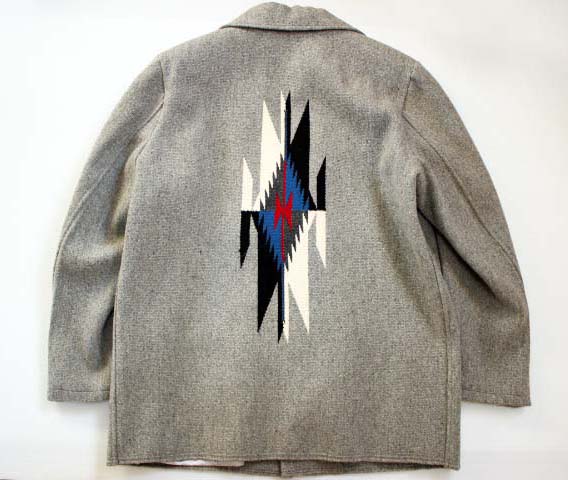 ORTEGA'Sオルテガ ネイティブ柄 チマヨ ラグ コート 46 - Sixpacjoe