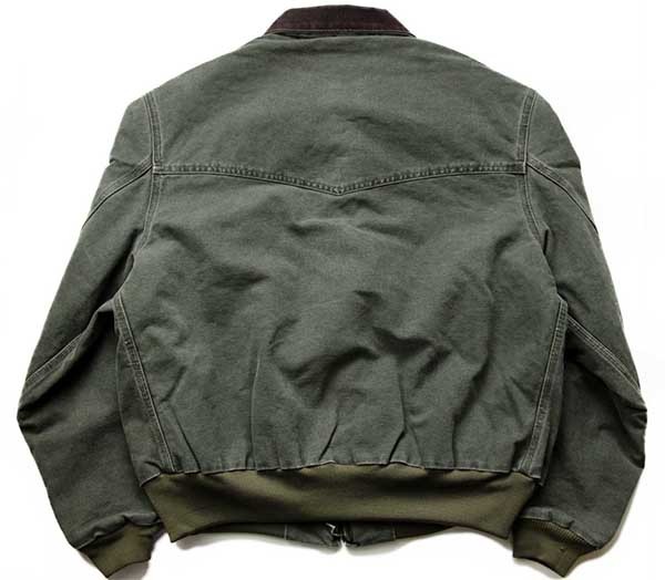 00s USA製 carharttカーハート 刺繍入り キルティングライナー ダック