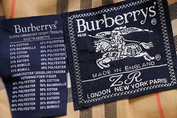 80s 英国製 Burberrys PRORSUM バーバリー トレンチコート カーキ