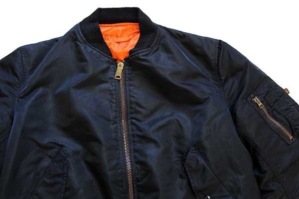 90s USA製 ALPHAアルファ MA-1 フライトジャケット 黒 L - Sixpacjoe