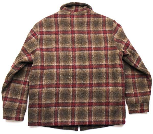 90s USA製 Woolrichウールリッチ オンブレチェック ボアライナー