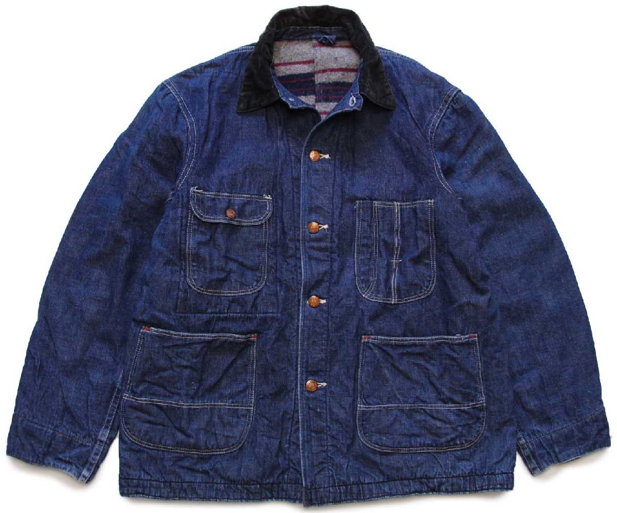 60s BLUE BELL ブランケットライナー インディゴ デニム チョアコート