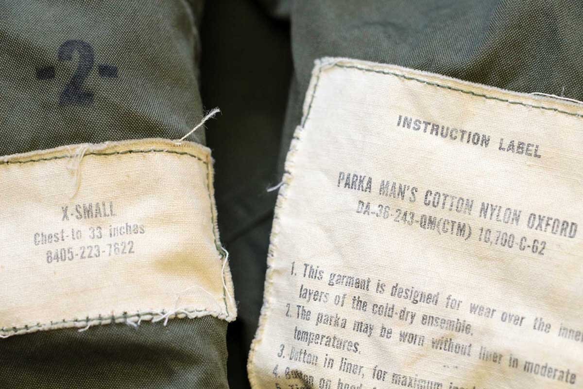 60s 米軍 U.S.ARMY M-51 パーカー オリーブグリーン XS☆モッズコート