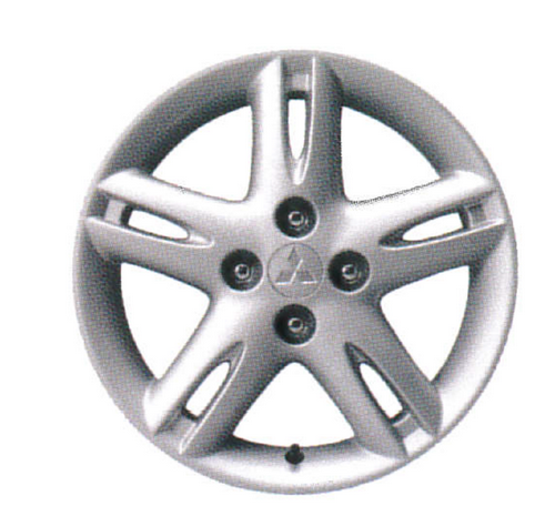 アルミホイール（15インチ・5本スポーク）（1本）国内三菱純正OP 純正