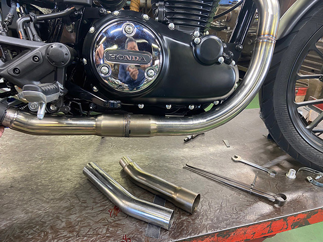 2022 GB350 (2BL-NC59) POWERBOX パイプ ブラックエディション｜SP忠男