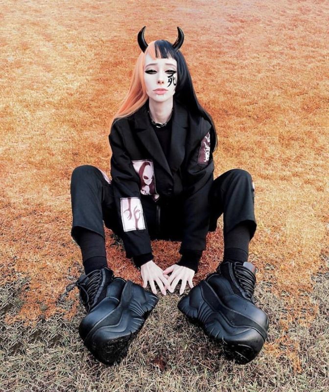 取り寄せ]MENS / BOXER-01 / 厚底スニーカー【DEMONIA】 | Spider Rock Web