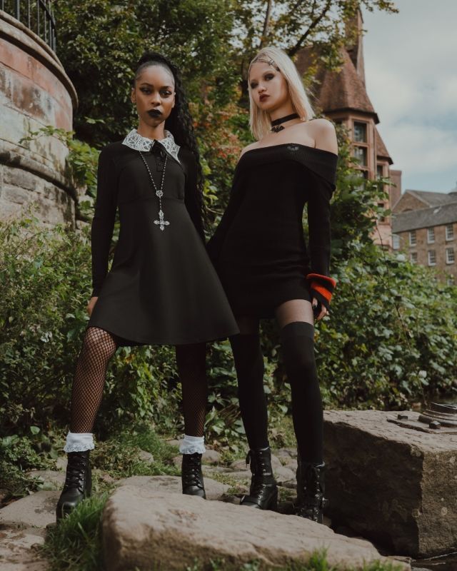 🔥SALE🔥CHARMED SCHOOL DRESS / BLACK / ワンピース【KILL STAR