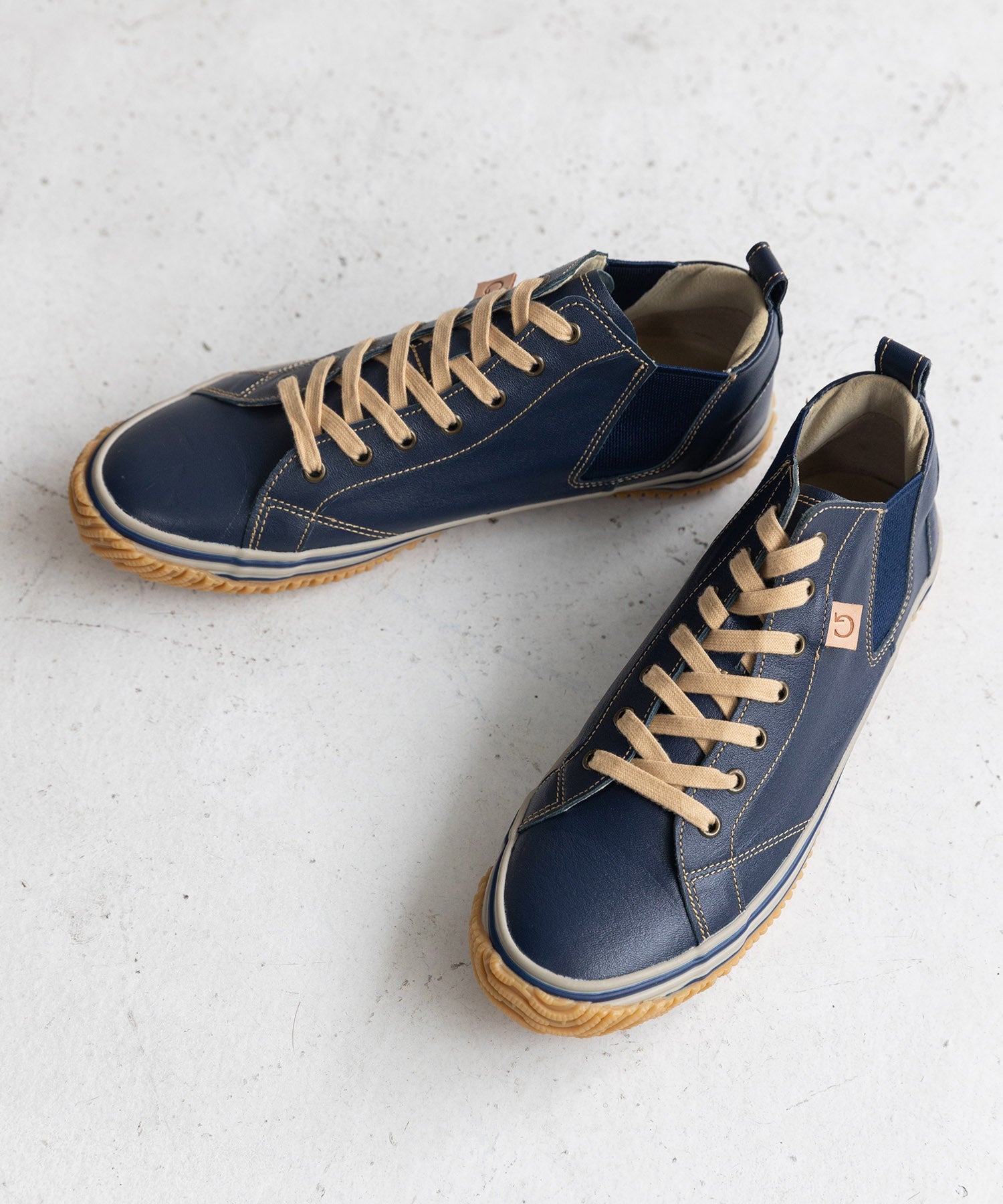SP-442 Dark Navy | 国産ハンドメイド スニーカー スピングル