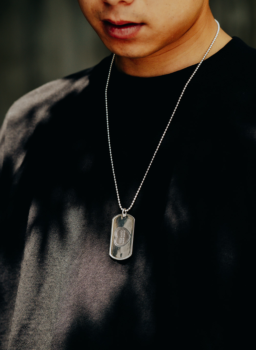 シルバー925ドッグタグ One Life,One Love/DEFi MEANINGFUL CUSTOM