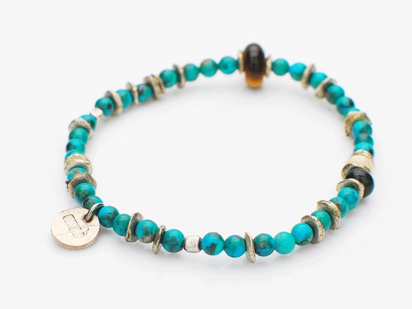TURQUOISE BRACELET/AMP JAPAN（アンプ ジャパン） - DEFI - シルバー
