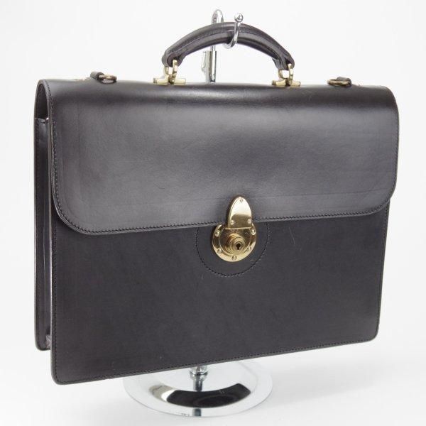 万双/ブリーフケース/ブライドルレザー仕様/ショルダーストラップ付