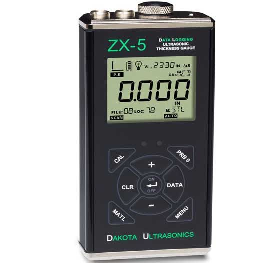ZX-5 Data Logging Ultrasonic Thickness Gauge Supplier in India