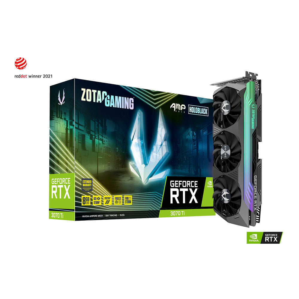 ZOTAC GAMING GeForce RTX 3070 Ti AMP Holo 8GB GDDR6X Graphics Card