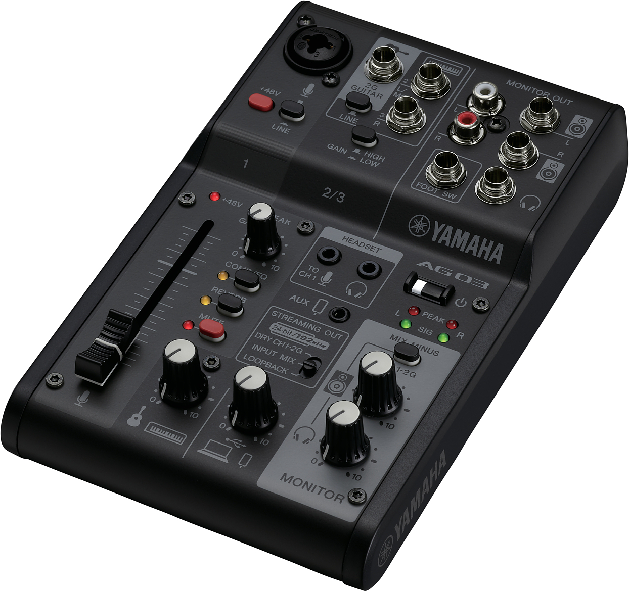 Yamaha AG03MK2 B Analog mixing desk