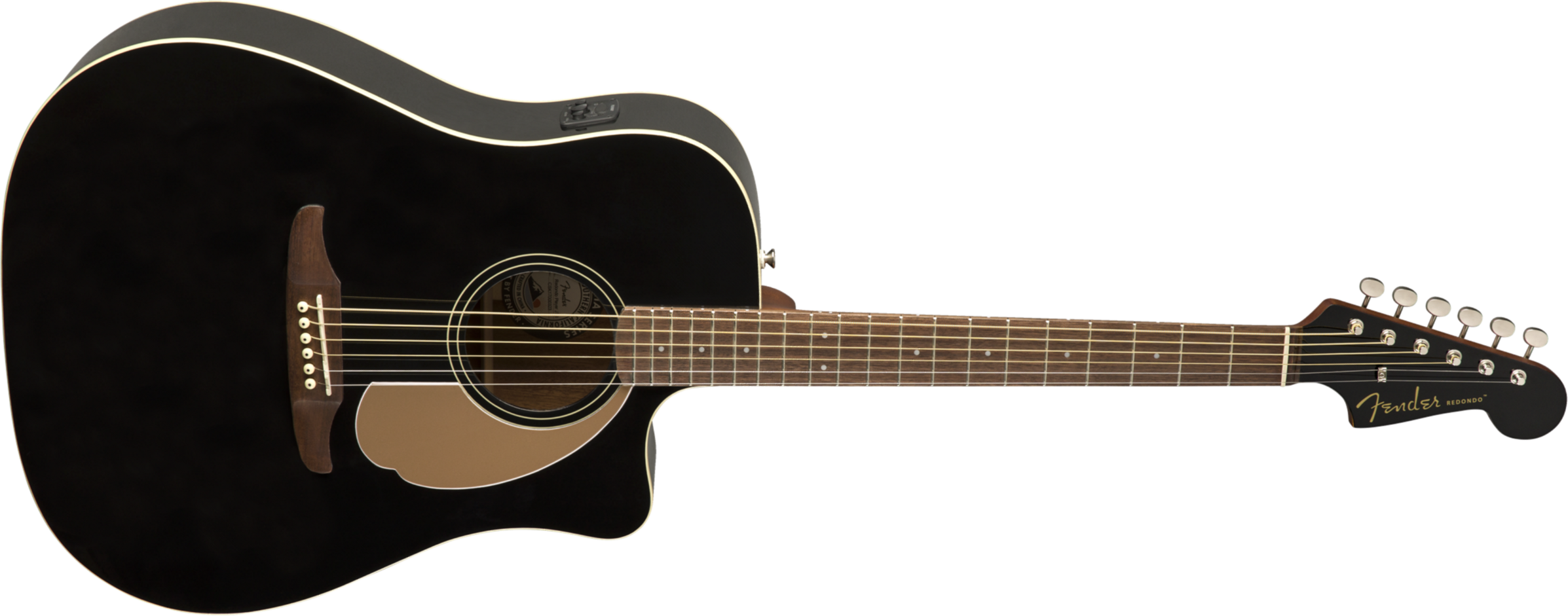 Fender Redondo Player - jetty black Folk guitar