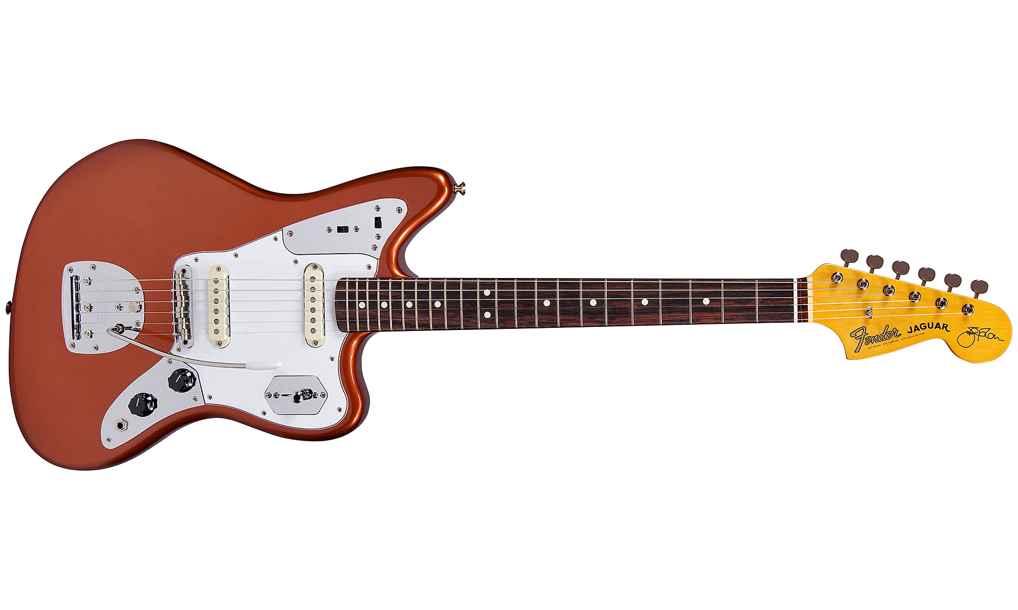 Fender Johnny Marr Jaguar (USA, RW) - metallic ko Retro rock