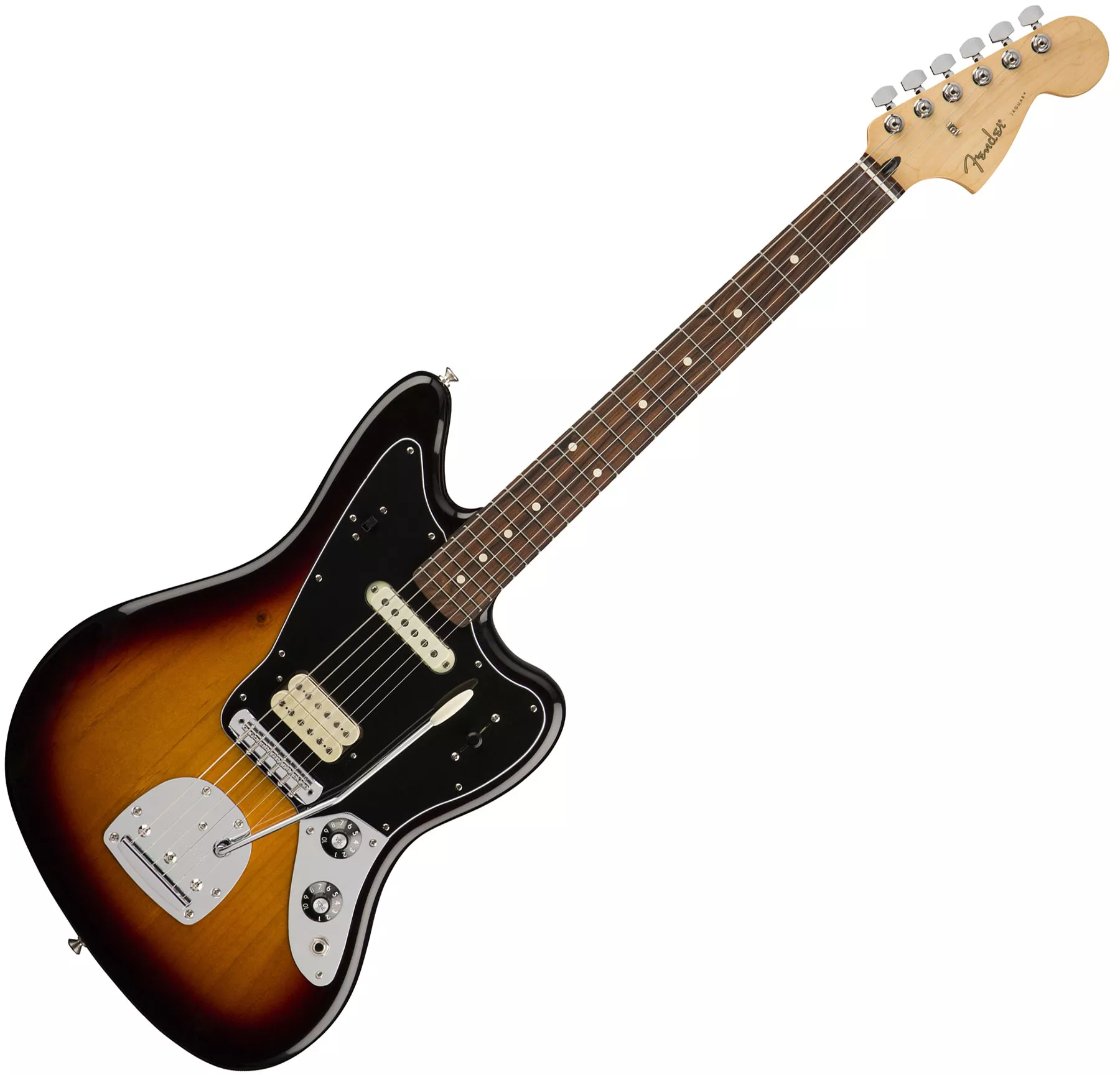 Fender Player Jaguar (MEX, PF) - 3-color sunburst Retro rock