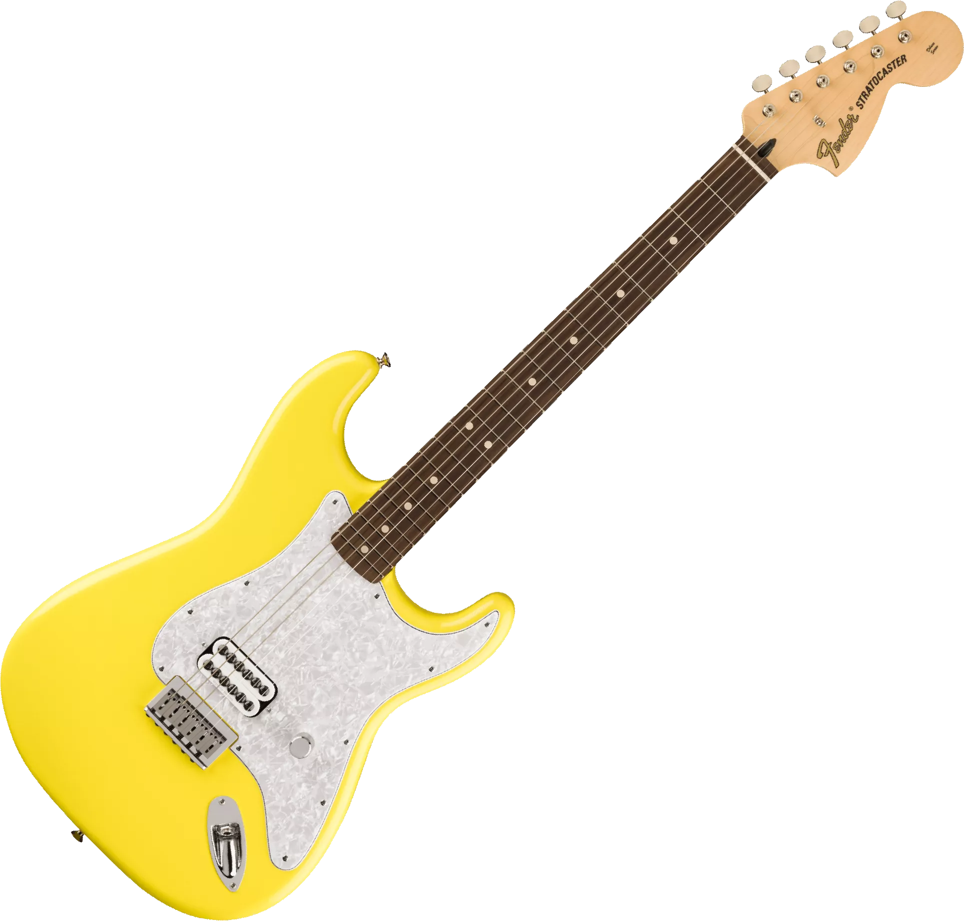 Fender Tom Delonge Signature Ltd (MEX, RW) - graffiti yellow Str
