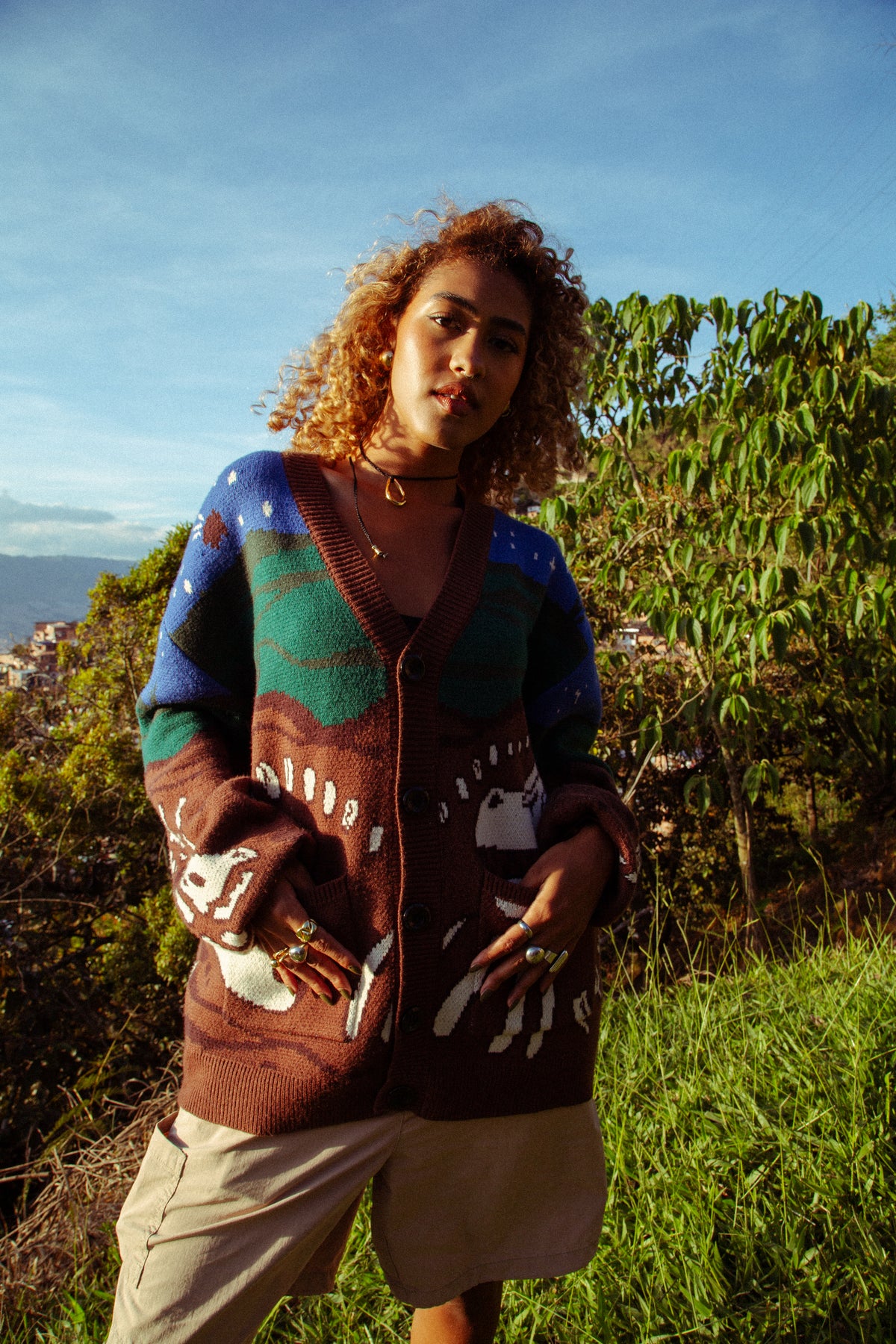 Nighttime Cretaceous Cardigan – Steady Hands