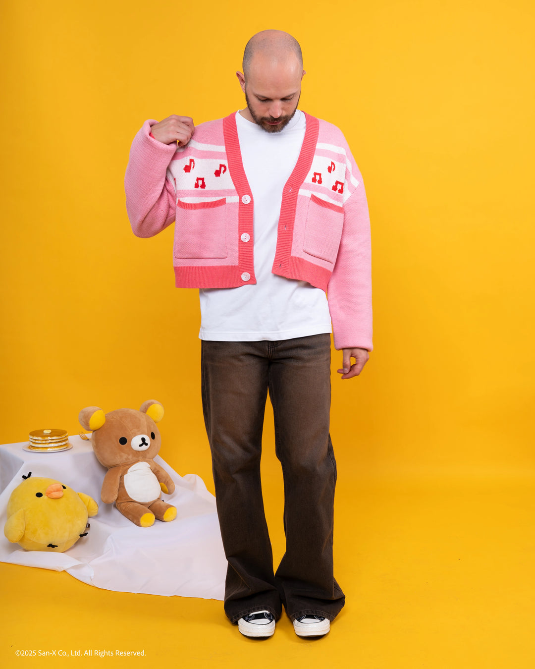 Korilakkuma Dance Cropped Cardigan – Steady Hands