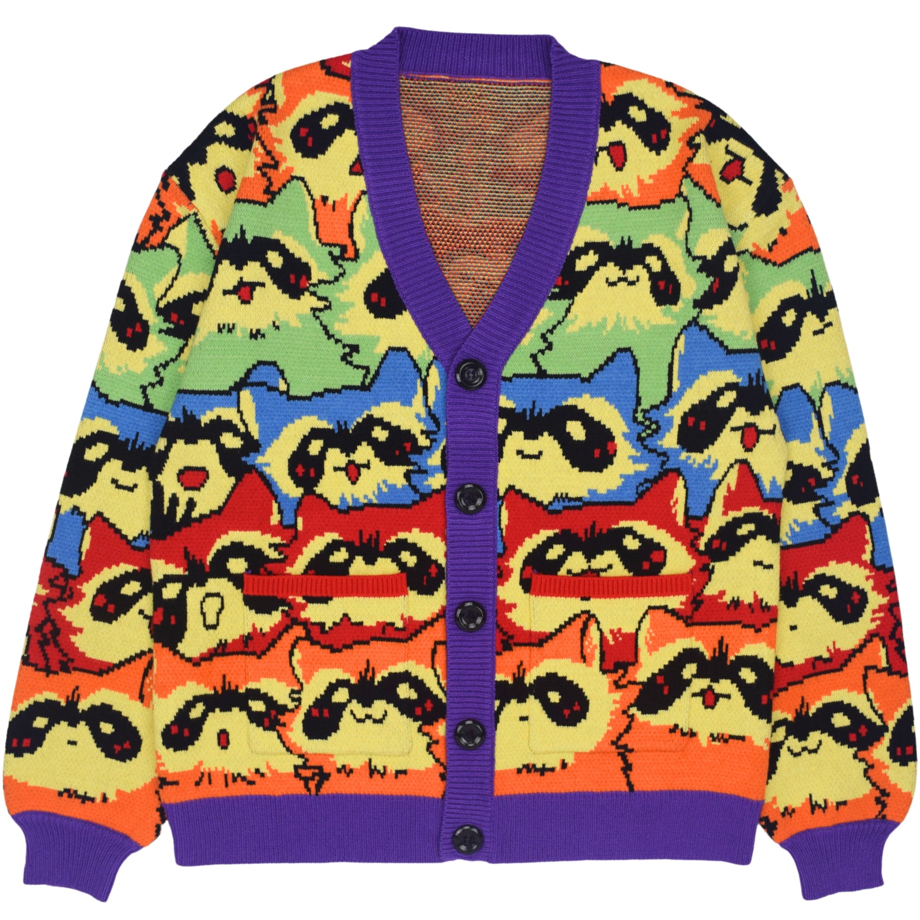 Rainbow Raccoon Cardigan – Steady Hands