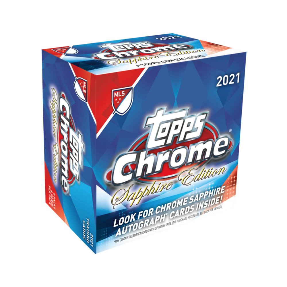 2021 Topps MLS Chrome Soccer Sapphire Edition Box | Steel City