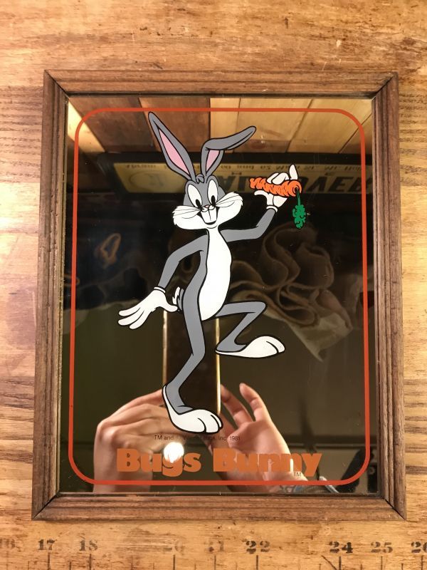 Warner Bros Looney Tunes “Bugs Bunny” Pub Mirror バッグスバニー