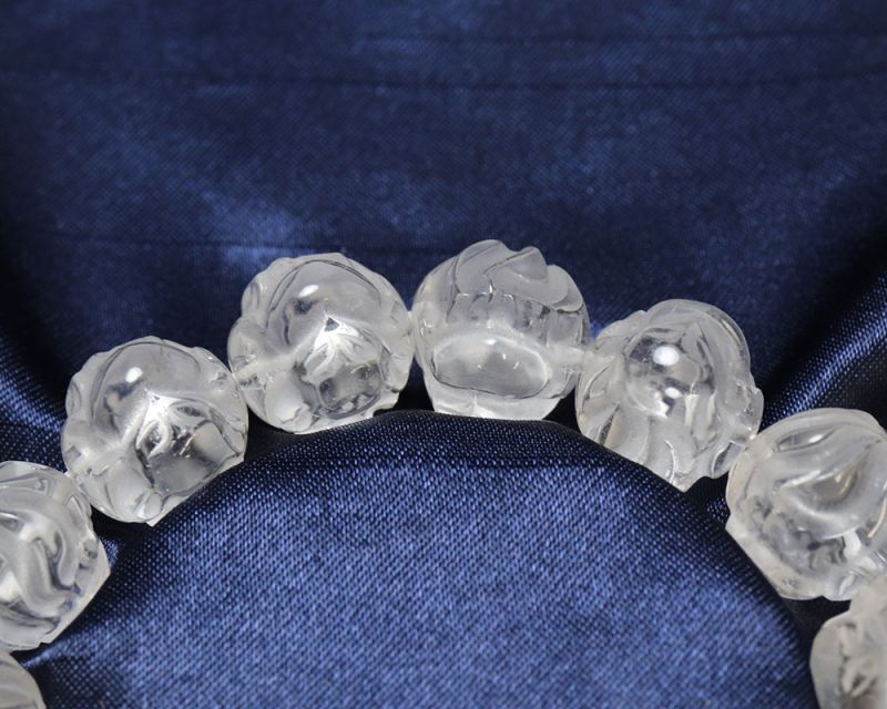 ブレス 九尾の狐 13mm 水晶 幸福 金運 運気 癒し 天然石 品番