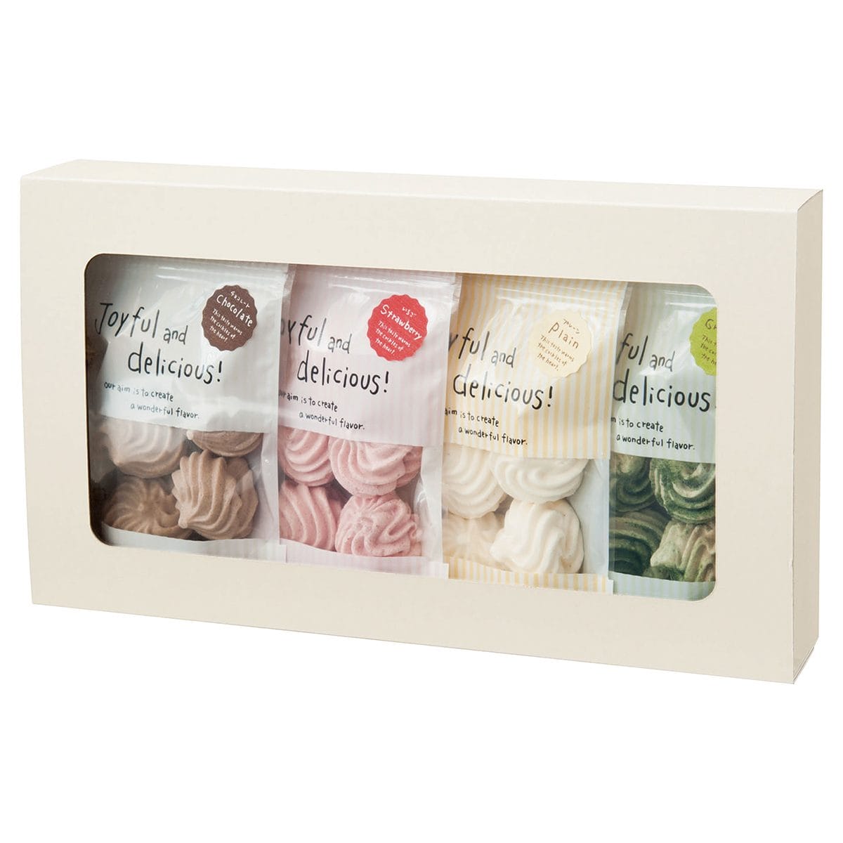 10枚】窓付きギフトボックス アイボリー 19×6×18.5cm