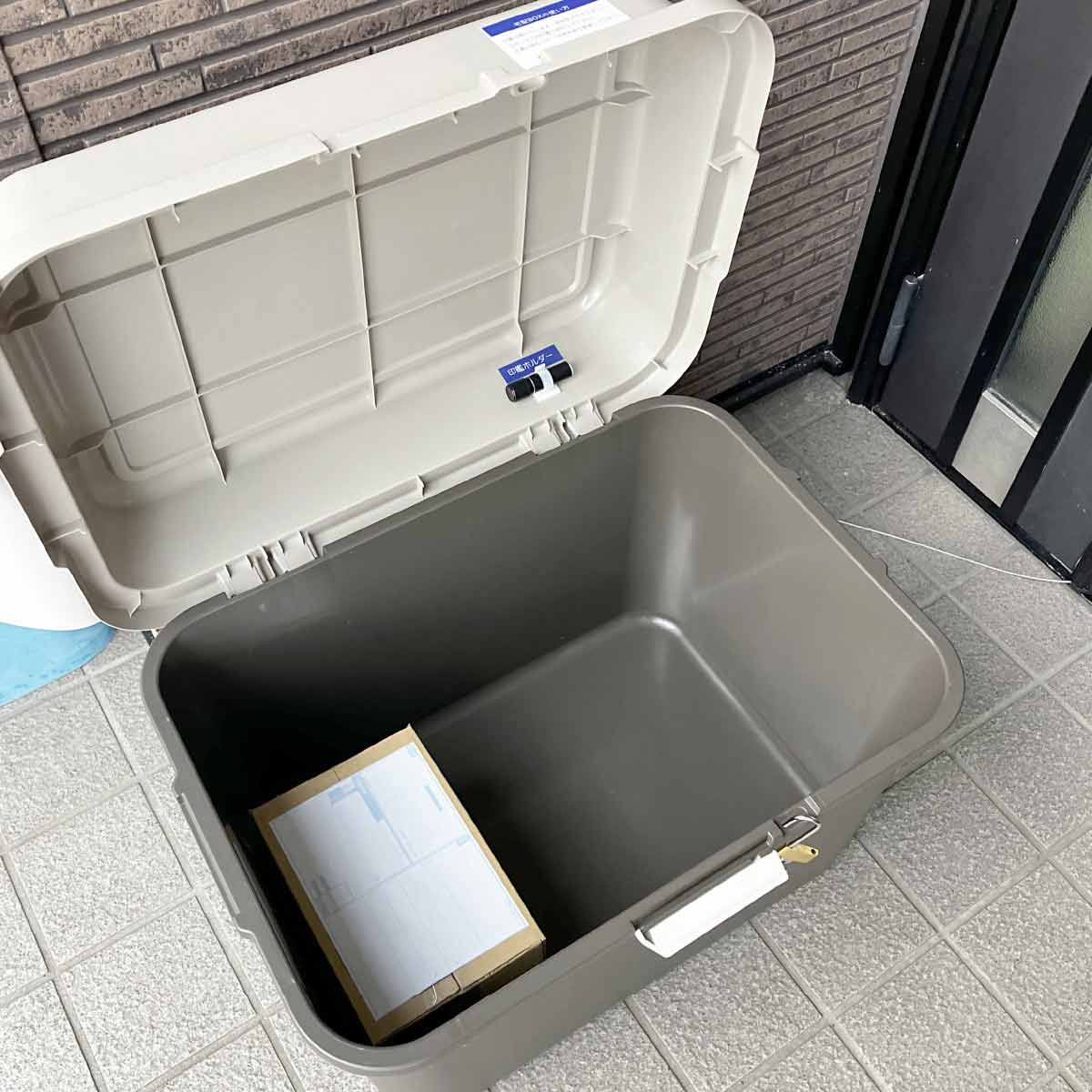 宅配ボックス ブラウン