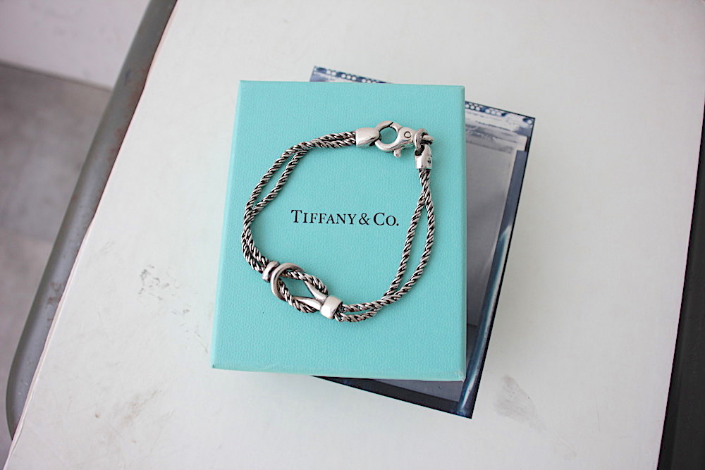 VINTGE 80-00s Tiffany and Co ”Knot Double Rope Bracelet