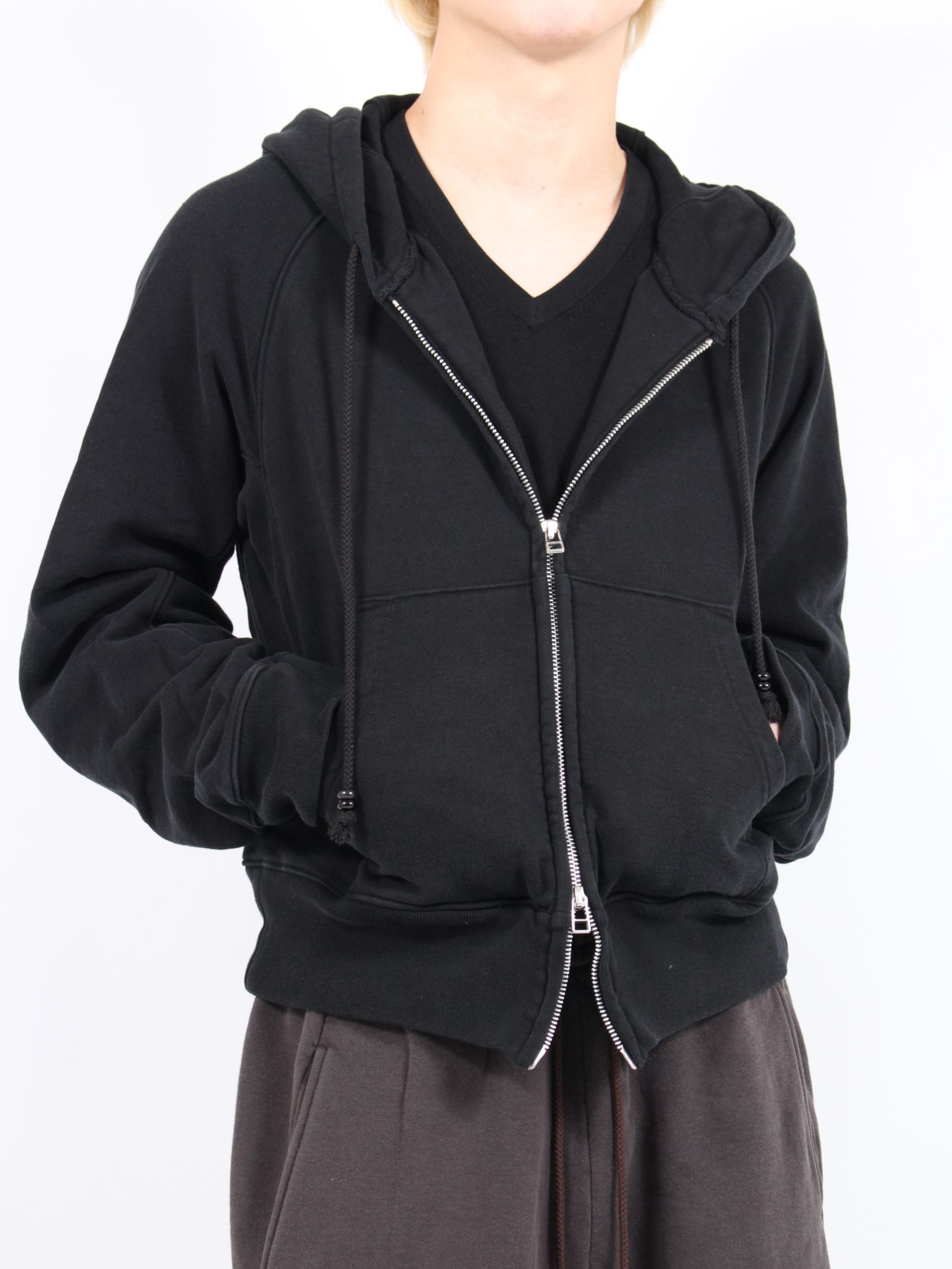 NVRFRGT - 【24AW】パネルデザイン ジップアップ パーカー / PANELLED