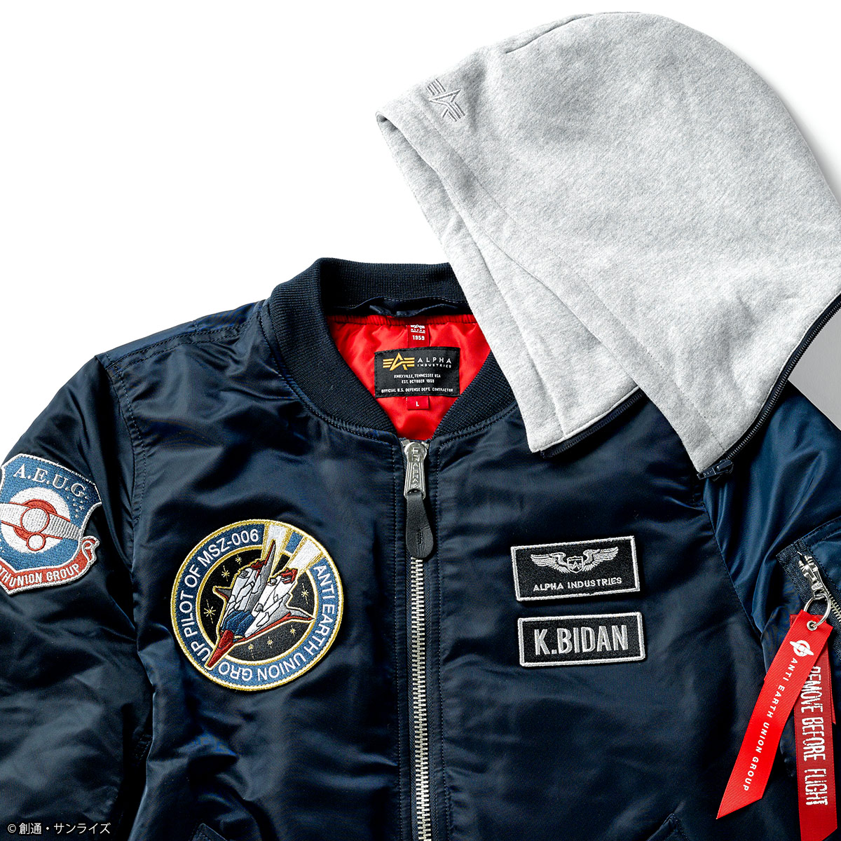 STRICT-G × ALPHA INDUSTRIES MA-1 NATUS 『機動戦士Ζガンダム