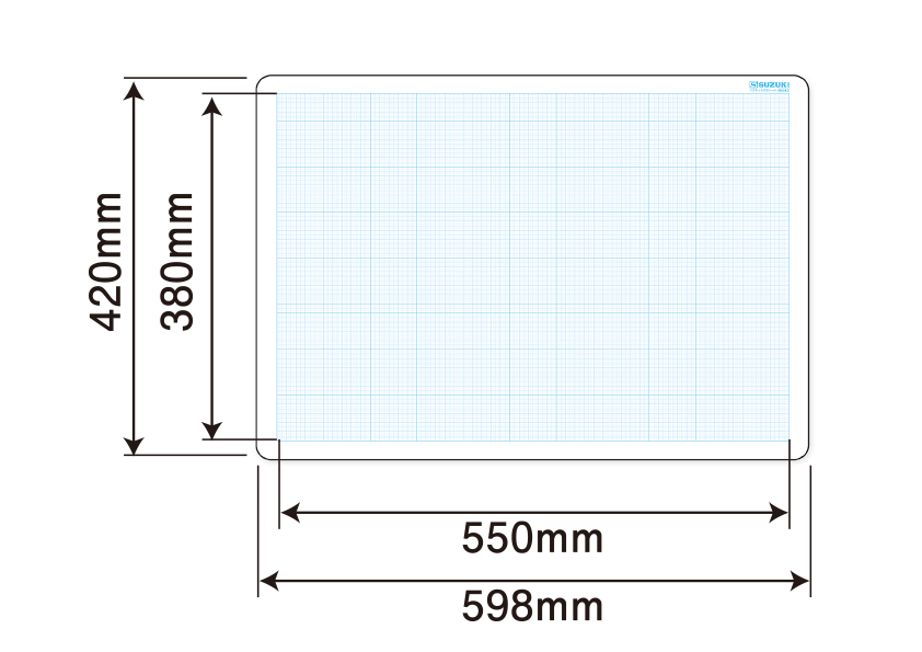 マグネット方眼シート MHS-A2 | 鈴木楽器製作所