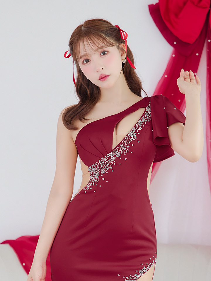 即日発送【ANGEL R/エンジェルアール】フリルワンショルダー/ バスト