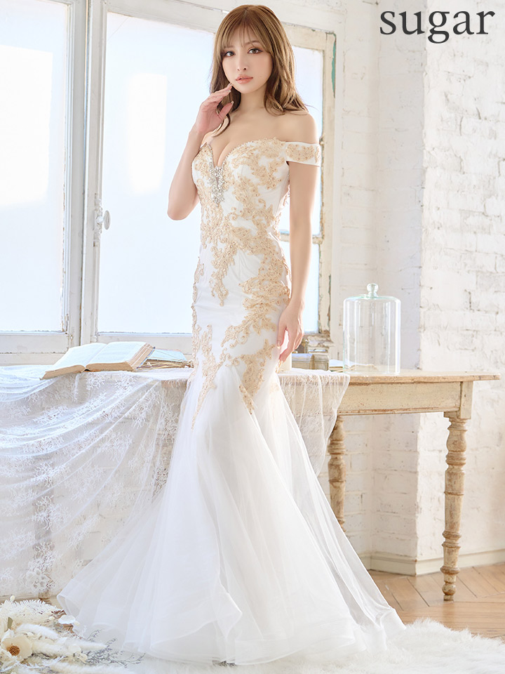 13号あり【JEAN MACLEAN/ジャンマクレーン】刺繍/ オフショル