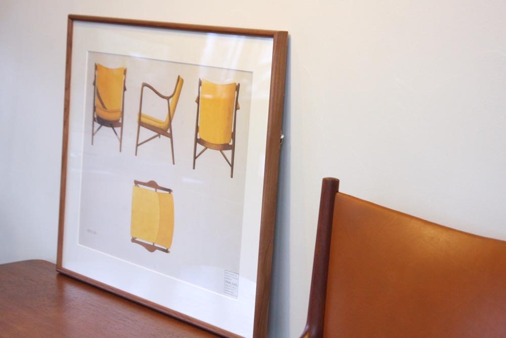 Finn Juhlフィンユール ARMATOL1945 ポスター 額装