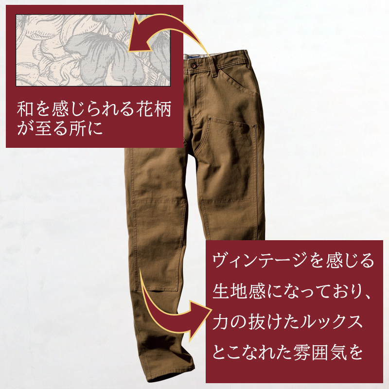 作業ズボン カーゴパンツ(ノータック) 桑和SOWA 1472-08【サンワーク本店】