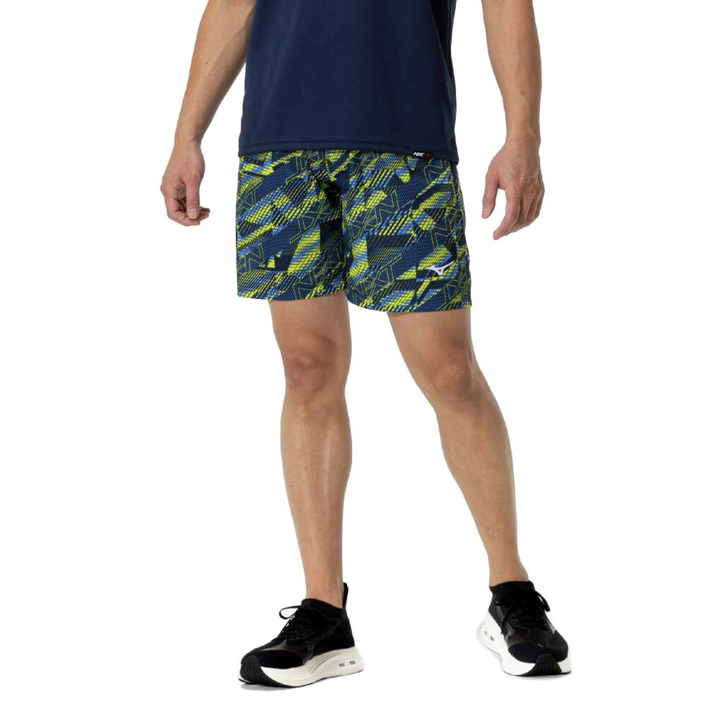 ミズノ（MIZUNO）（メンズ）N－XT 総柄ハーフパンツ 32JDC24009