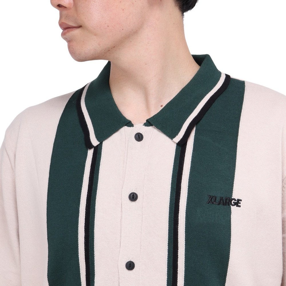 エクストララージ（XLARGE）（メンズ）ライク ニット 半袖 シャツ