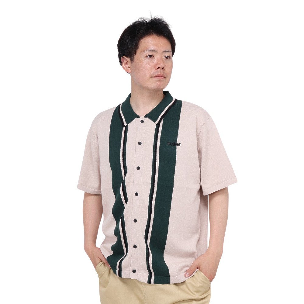 エクストララージ（XLARGE）（メンズ）ライク ニット 半袖 シャツ