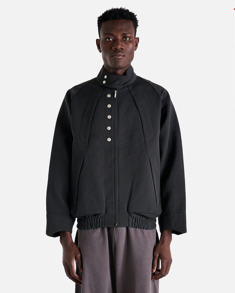 Tech Drizzler in Dark Grey Herringbone – SVRN