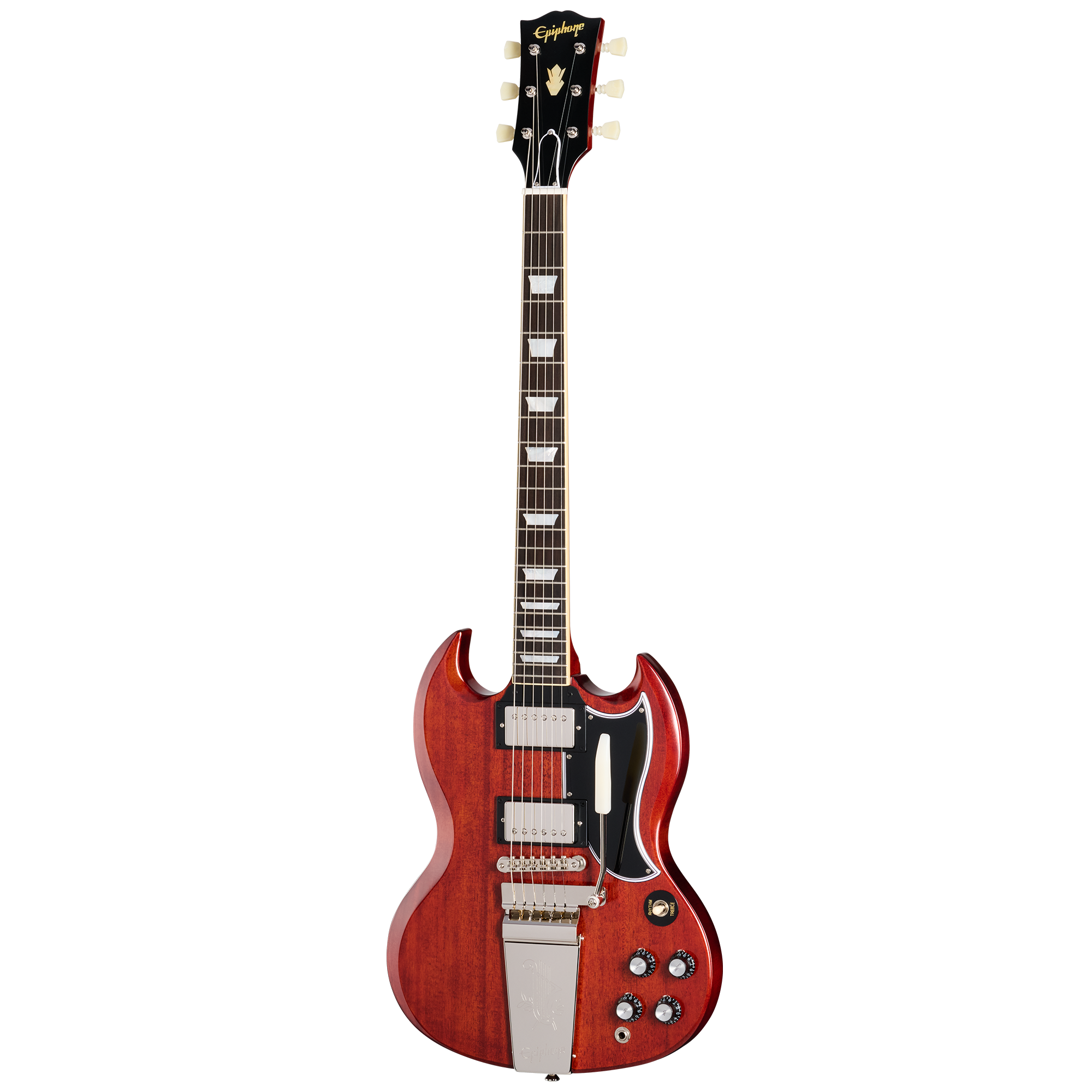 Epiphone 1964 SG Standard Reissue with Maestro Vibrola Cherry Red